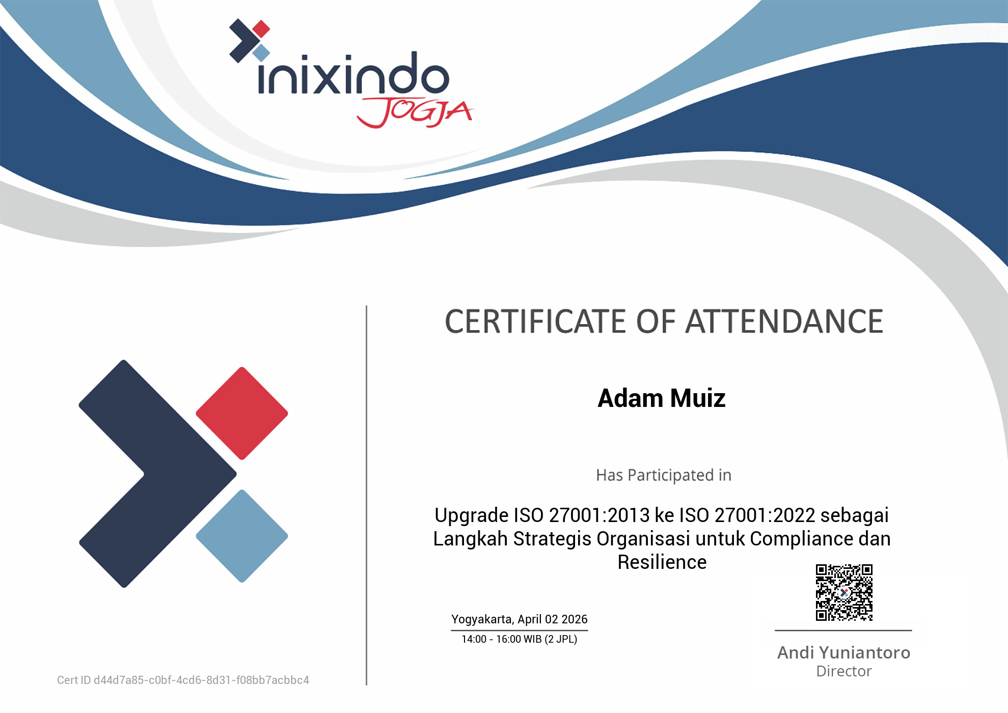 Upgrade ISO 27001:2013 ke ISO 27001:2022 sebagai Langkah Strategis Organisasi untuk Compliance dan Resilience