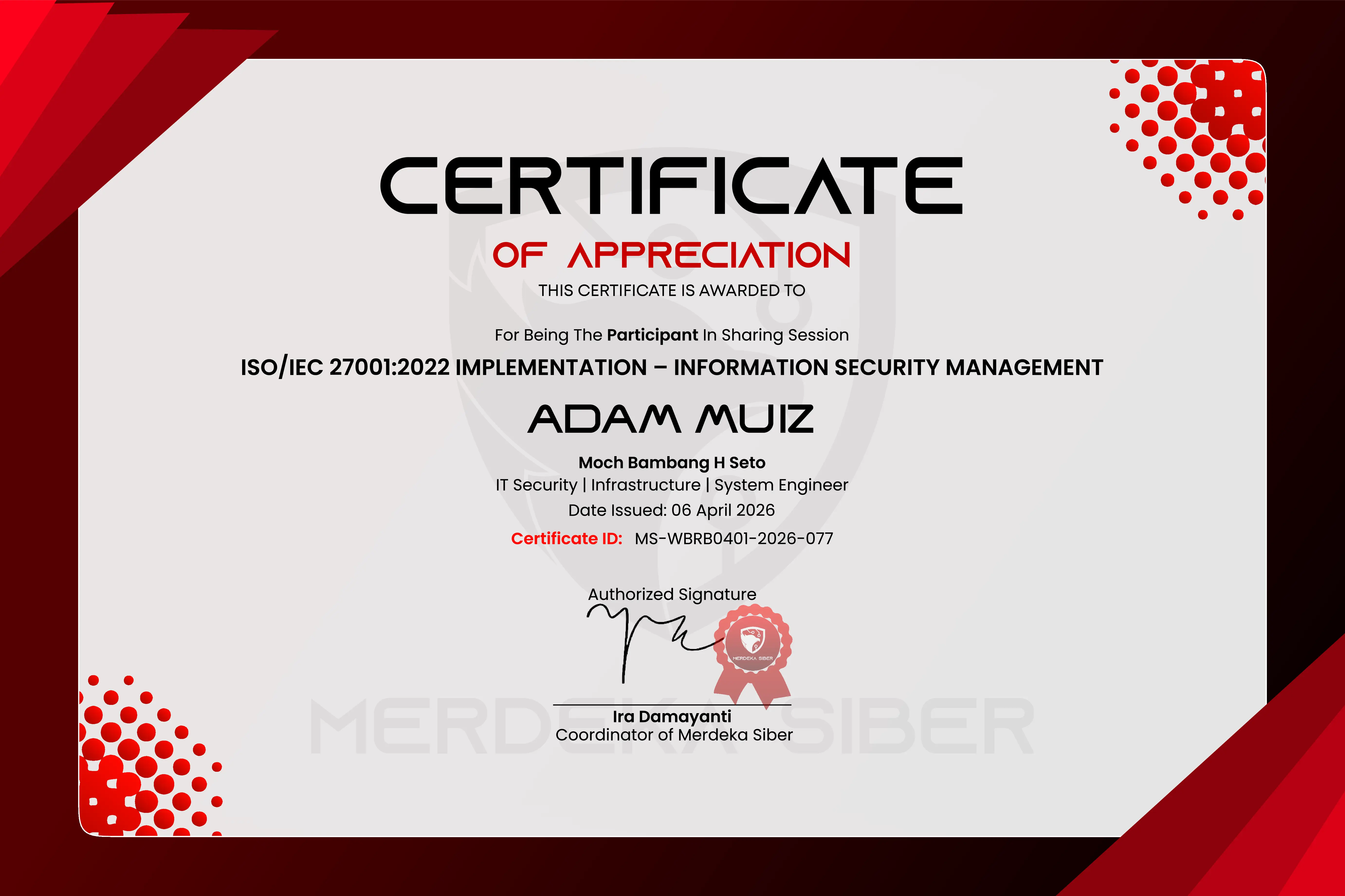 ISO/IEC 27001:2022 Implementation – Information Security Management