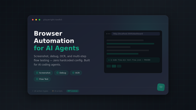 Playwright Toolkit — Browser Automation untuk AI Agent