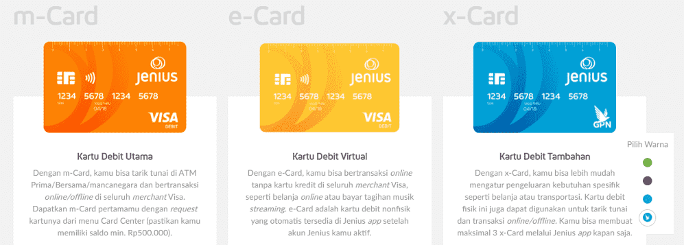 Mendapatkan Kartu Debit M-Card Secara Online