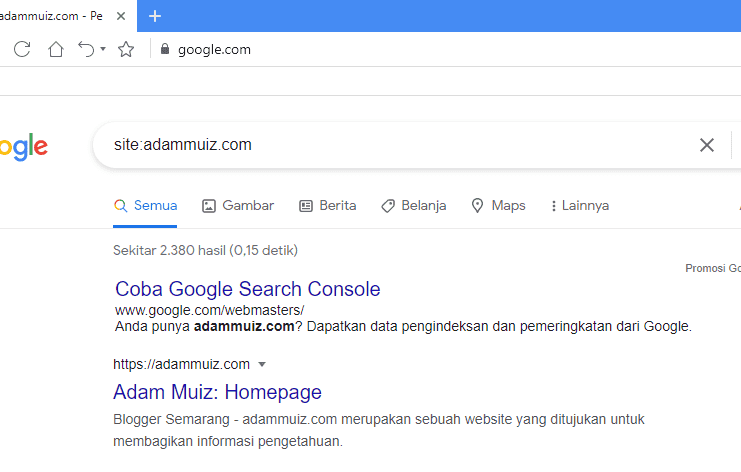 Cara Mengetahui Website Terindex Google (1)