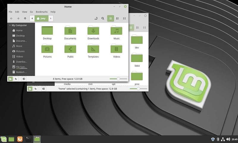 Gambar Contoh Distro Linux Mint