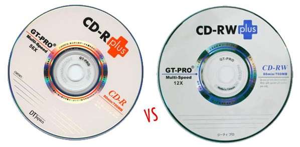 Perbedaan CD R dan CD RW