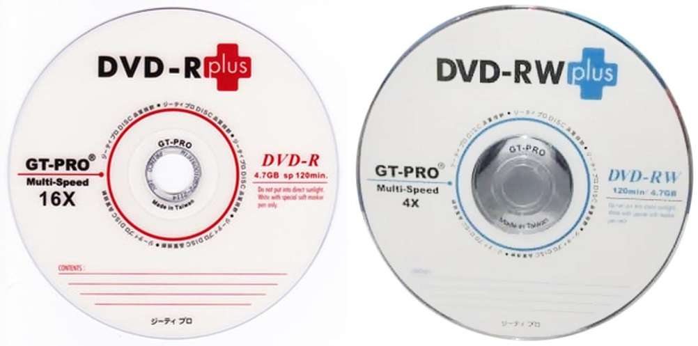 Perbedaan DVD R dan DVD RW