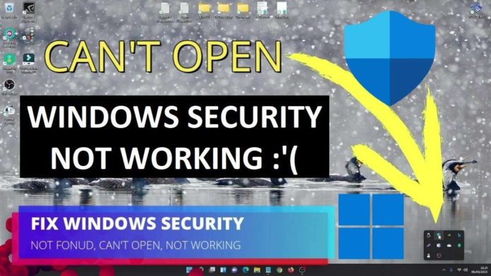 Windows Security Tidak Bisa Dibuka Windows 11