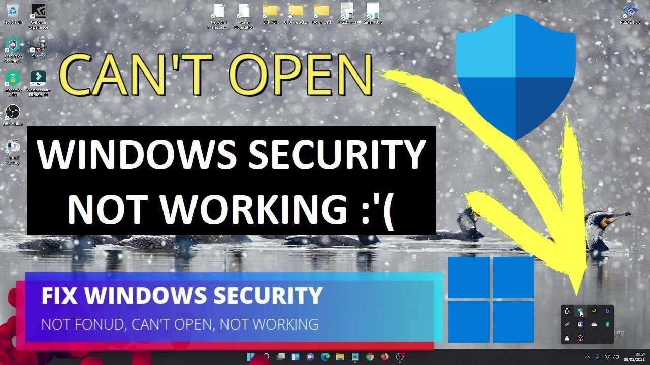 Windows Security Tidak Bisa Dibuka Windows 11