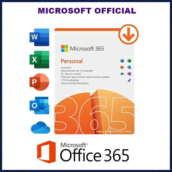 Beli Office 365 Personal 1 User (1 Tahun)