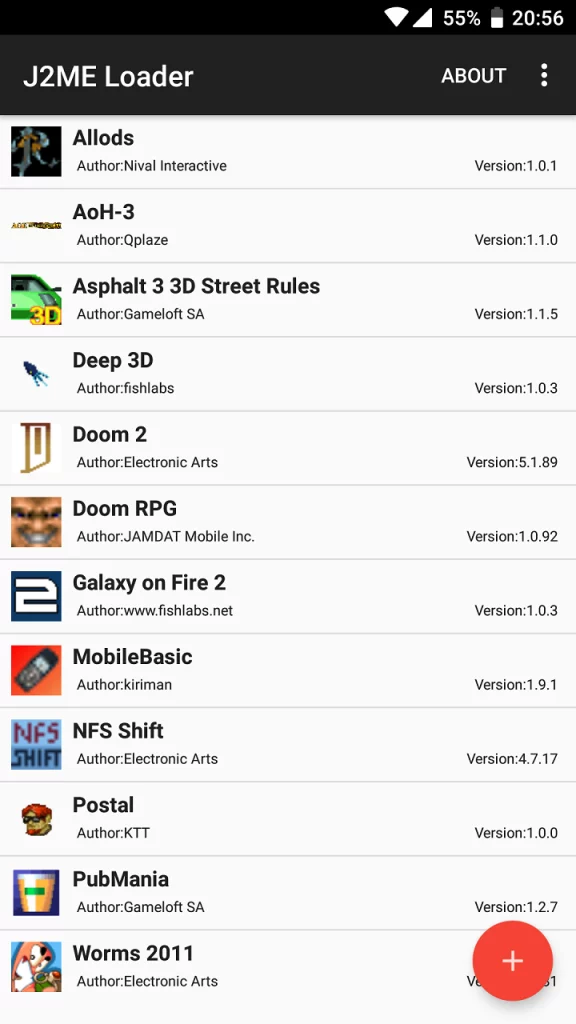 Free Download J2ME Loader for Android Smartphone Old Version