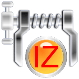 Logo IZArc Last New Terbaru Transparent Background PNG Transparan