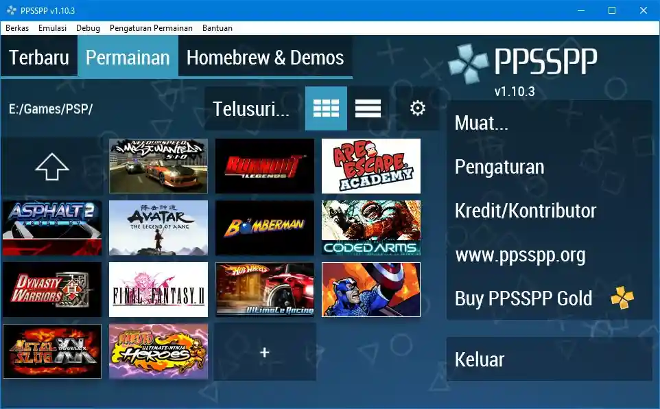 Free Download PPSSPP - PSP Emulator Last Version for Windows PC Laptop Offline Installer Google Drive