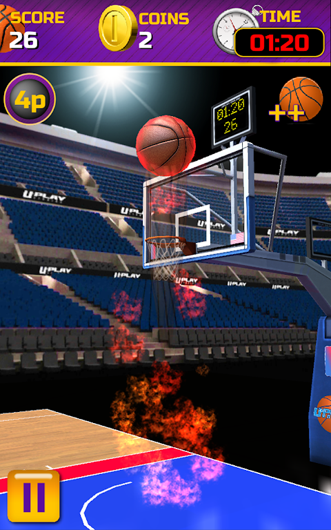 Free Download Swipe Basketball Last Version for Android Mobile Smartphone Offline Installer Google Drive