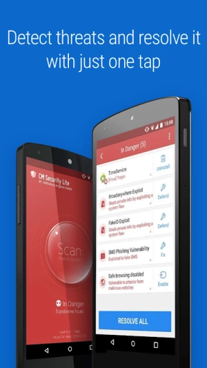 Unduh Gratis CM Security Lite untuk Android Mobile Smartphone Versi Lama Terbaru