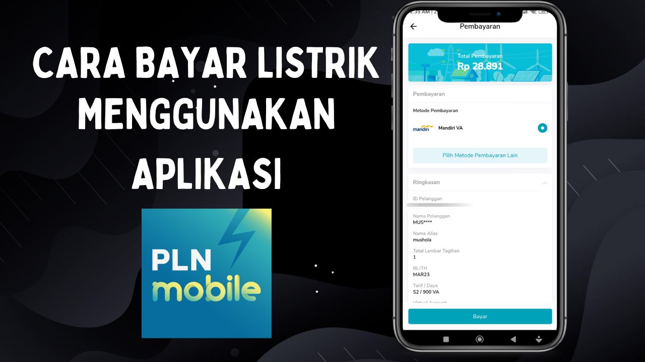 Bayar tagihan listrik PLN Mobile melalui aplikasi Dompet Digital DANA