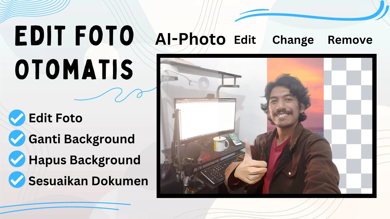 Edit Foto Untuk Menghilangkan Background dan Ubah dengan AI
