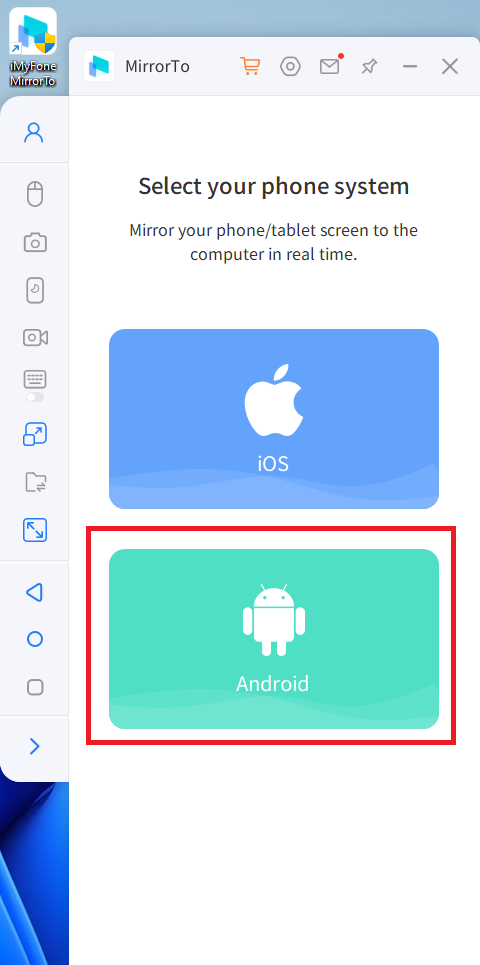tutorial screen mirror android dengan mirrorto imyfone 2